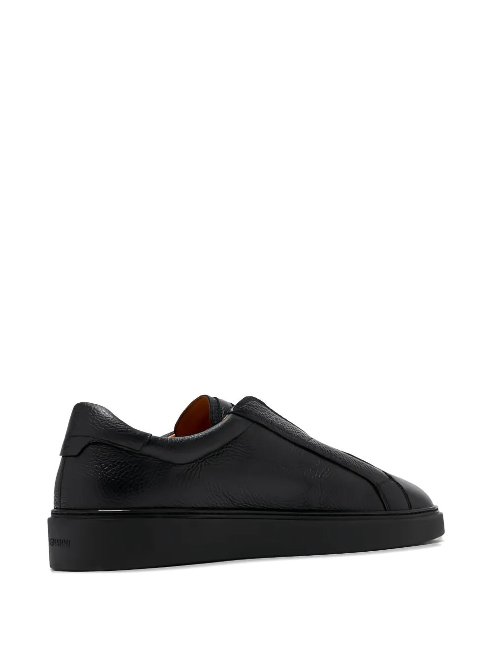 Кожаные кеды без застежек Magnanni, черный — фото 4