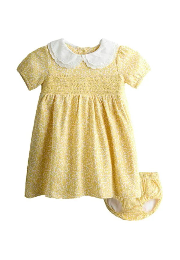 Повседневное платье стандартного кроя Jojo Maman Bébé, Yellow