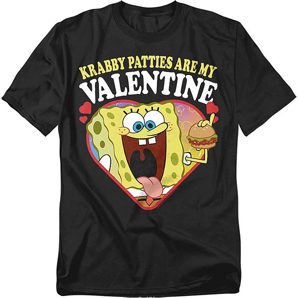 

Футболка Big & Tall Nickelodeon Spongebob "Krabby Patties Are My Valentine" Licensed Character