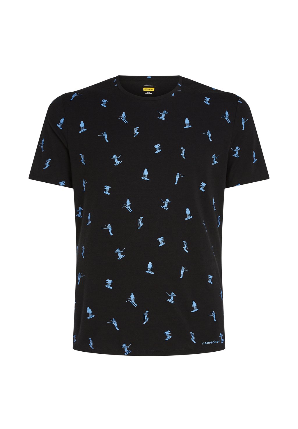 

Футболка с принтом MERINO ANATOMICA GRAPHIC Icebreaker, черный