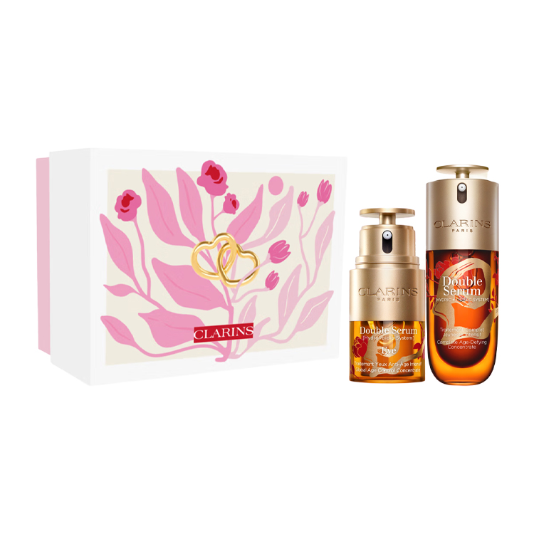 

Сыворотка dual extract и крем для глаз набор для ухода за кожей tightening soothing 20мл+75мл CLARINS