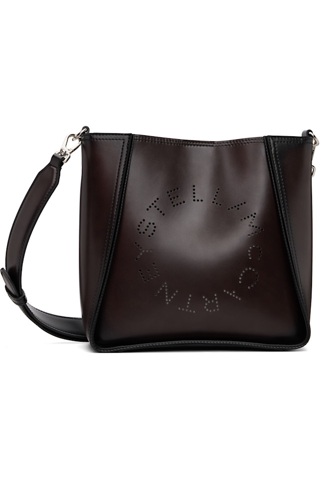 

Stella Mccartney Квадратная сумка через плечо с коричневым логотипом