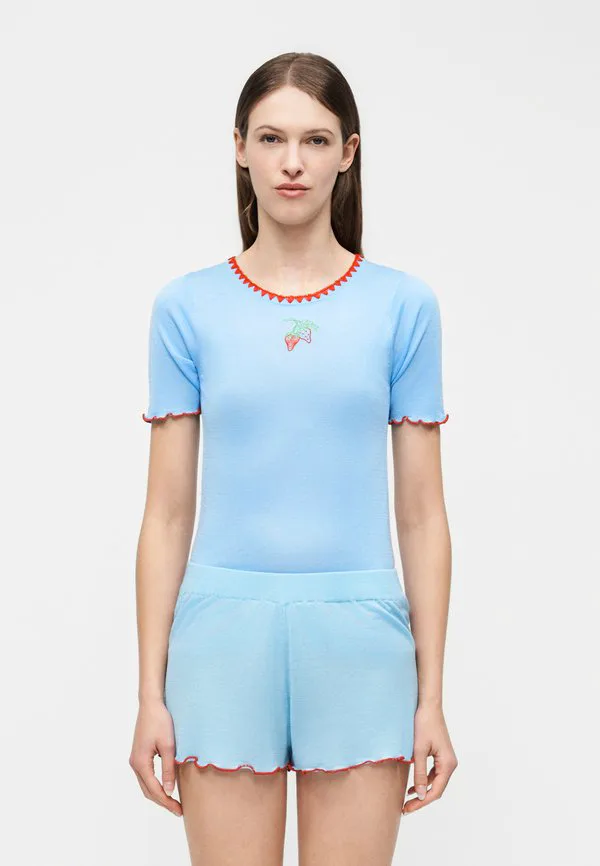 

Футболка с коротким рукавом и принтом trine Helmstedt, Dusty Blue, Синий, Футболка с коротким рукавом и принтом trine Helmstedt, Dusty Blue