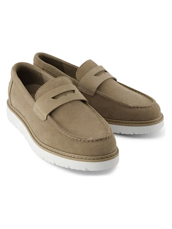 Слипперы из кожи бежевые TOMS — фото 4