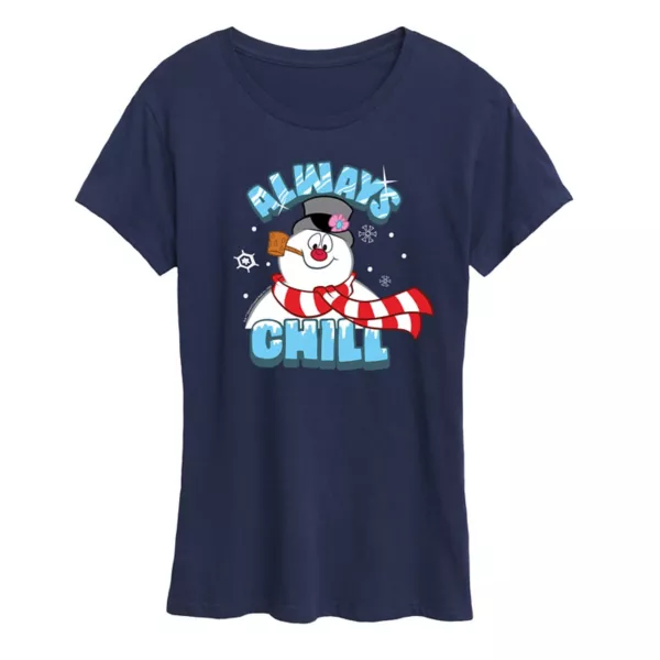 

Футболка Junior'S Frosty, снеговик, Frosty, всегда холодная Licensed Character, синий