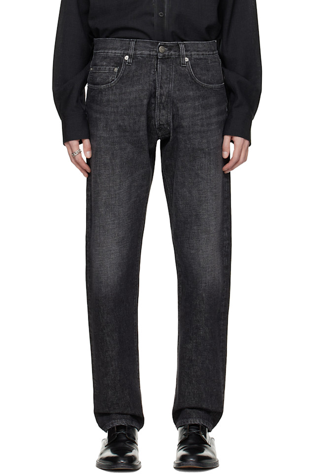 

Maison Margiela Черные джинсы с пятью карманами