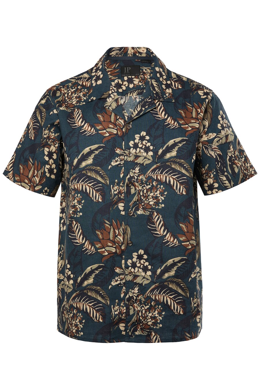 

Рубашка на пуговицах классического кроя JP1880, Blue