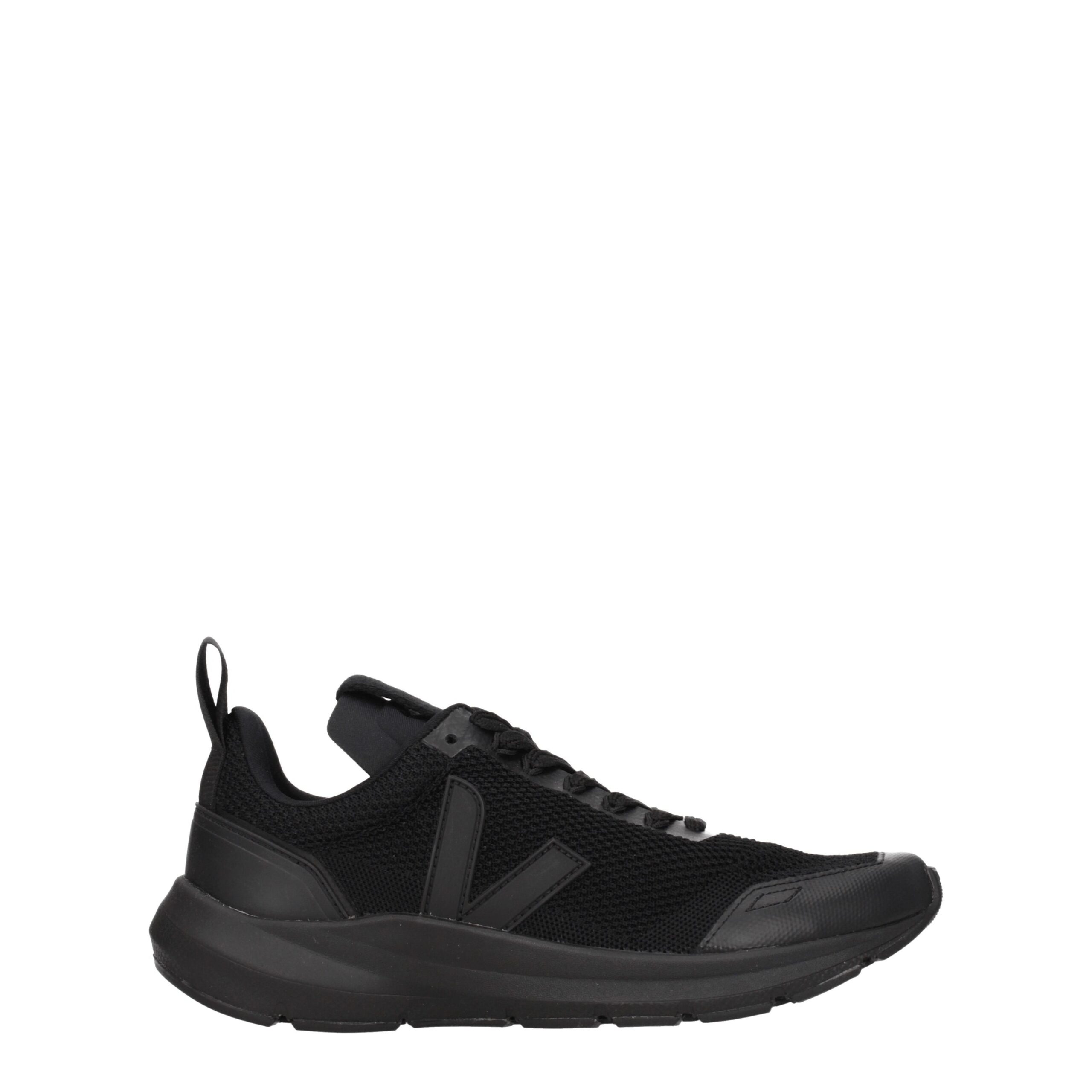 Черные тканевые спортивные кроссовки Veja, черный