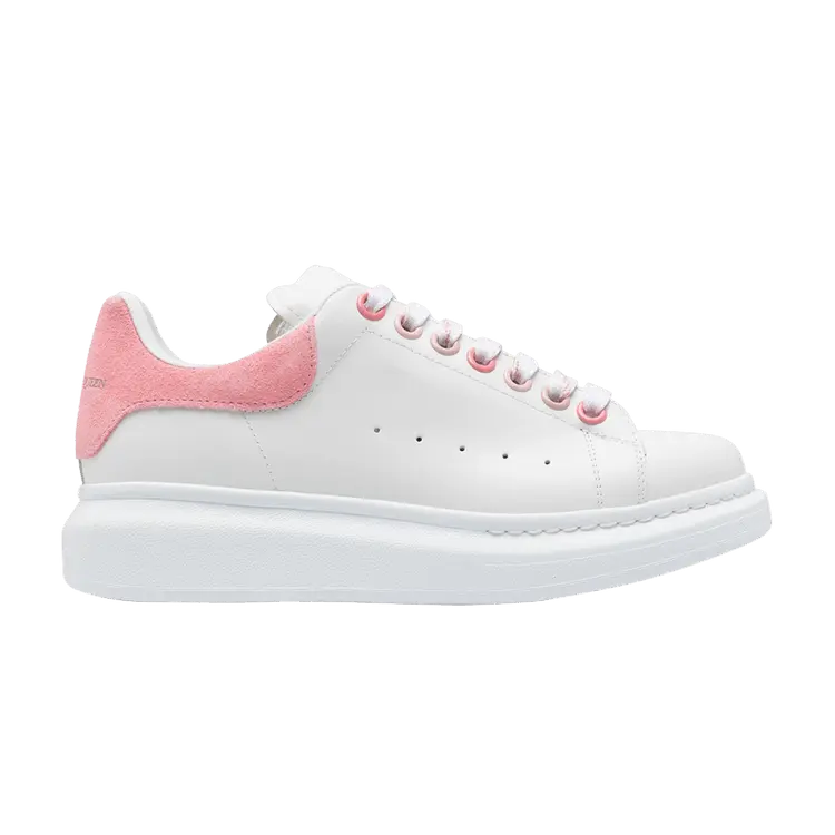 Кроссовки Alexander McQueen Wmns Oversized Sneaker White Pink Multi-Color, белый