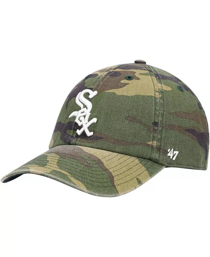 

Мужская камуфляжная регулируемая кепка Chicago White Sox Team Clean Up '47 Brand