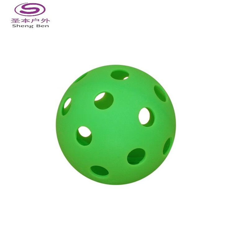 

He Jiagong Шайба Dried Ice Ball, Fule Ball, для продвинутого индор-хоккея и флорбола, SN495, зеленая