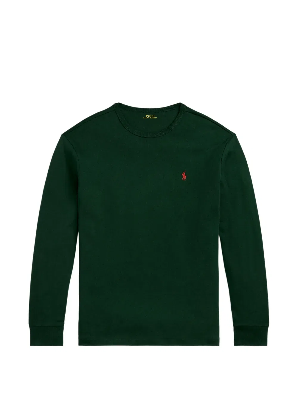 Футболка с длинными рукавами и вышитым логотипом Polo Ralph Lauren, зеленый