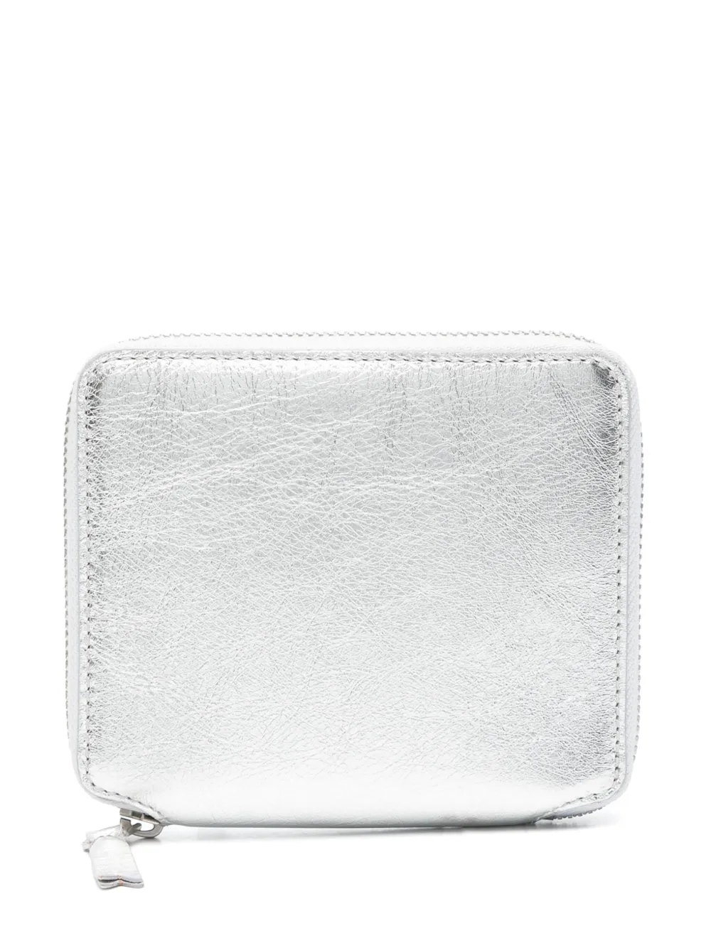 

Кошелек на молнии Comme Des Garçons Wallet, серебяный
