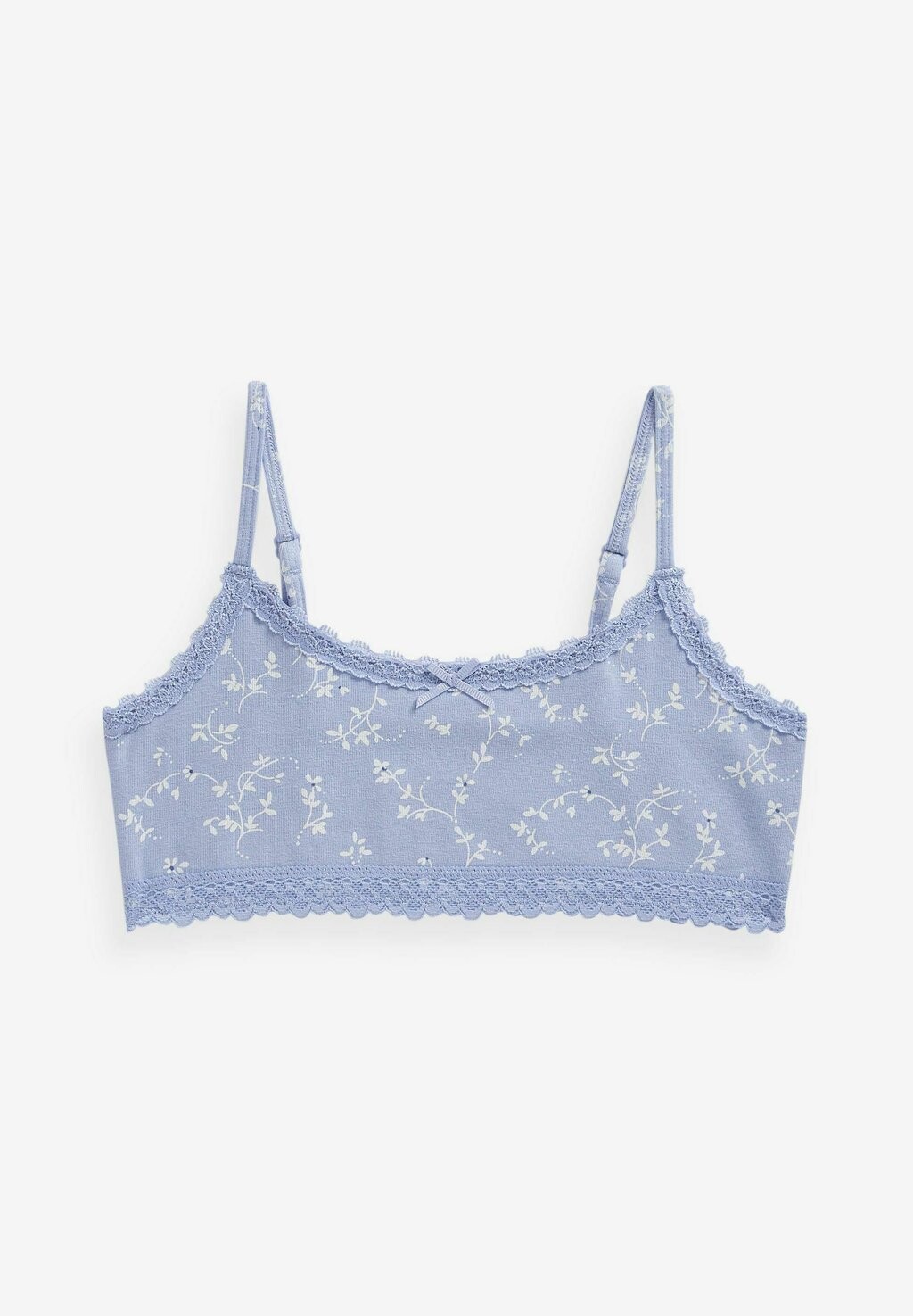 

REGULAR FIT Floral Strappy Crop 3 Pack Next, Топ синий