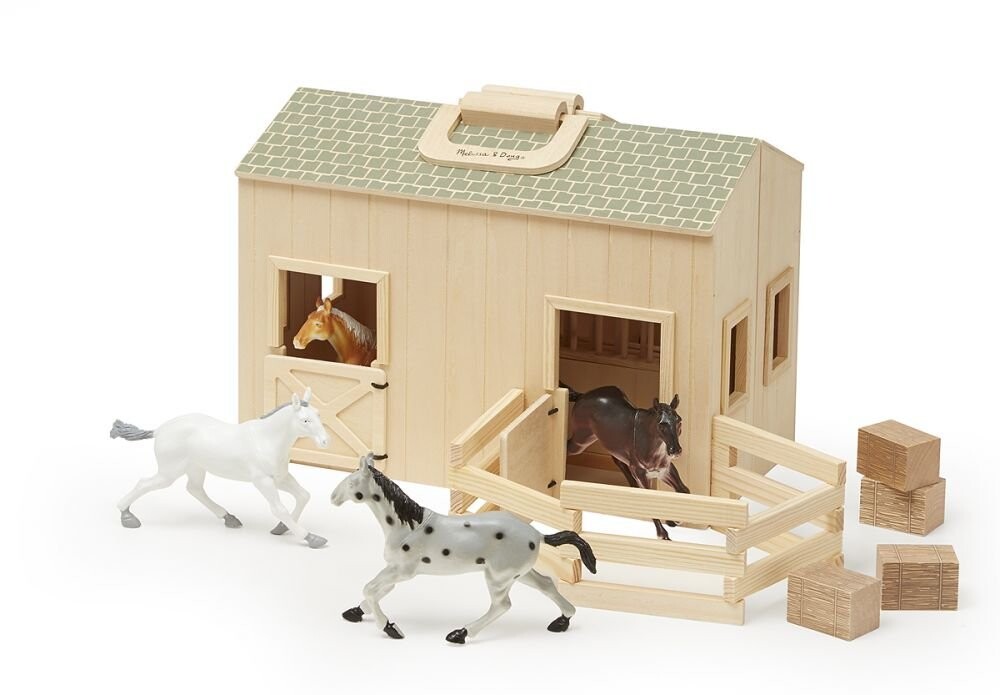 

Melissa & Doug, деревянная конюшня с бегом