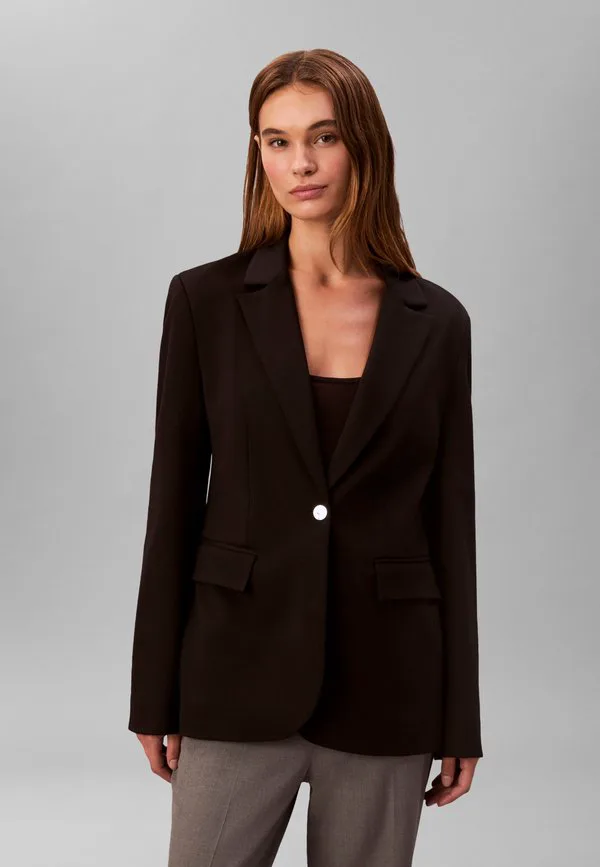 Блейзер из ткани понте Calvin Klein, Black