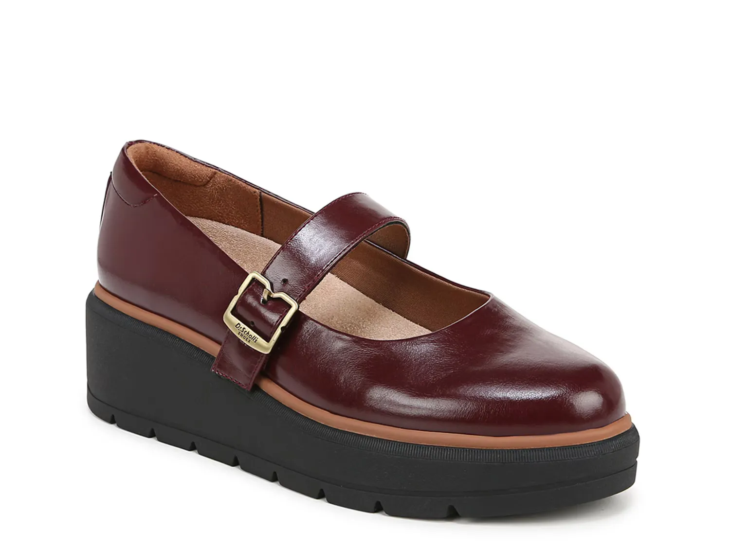 Сабо Nice Day Max Mary Jane Wedge Clog Dr. Scholl'S, красный
