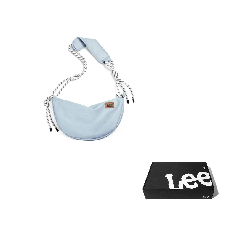 

Lee Джинсовая праздничная спортивная сумка через плечо унисекс разноцветная, Blue White
