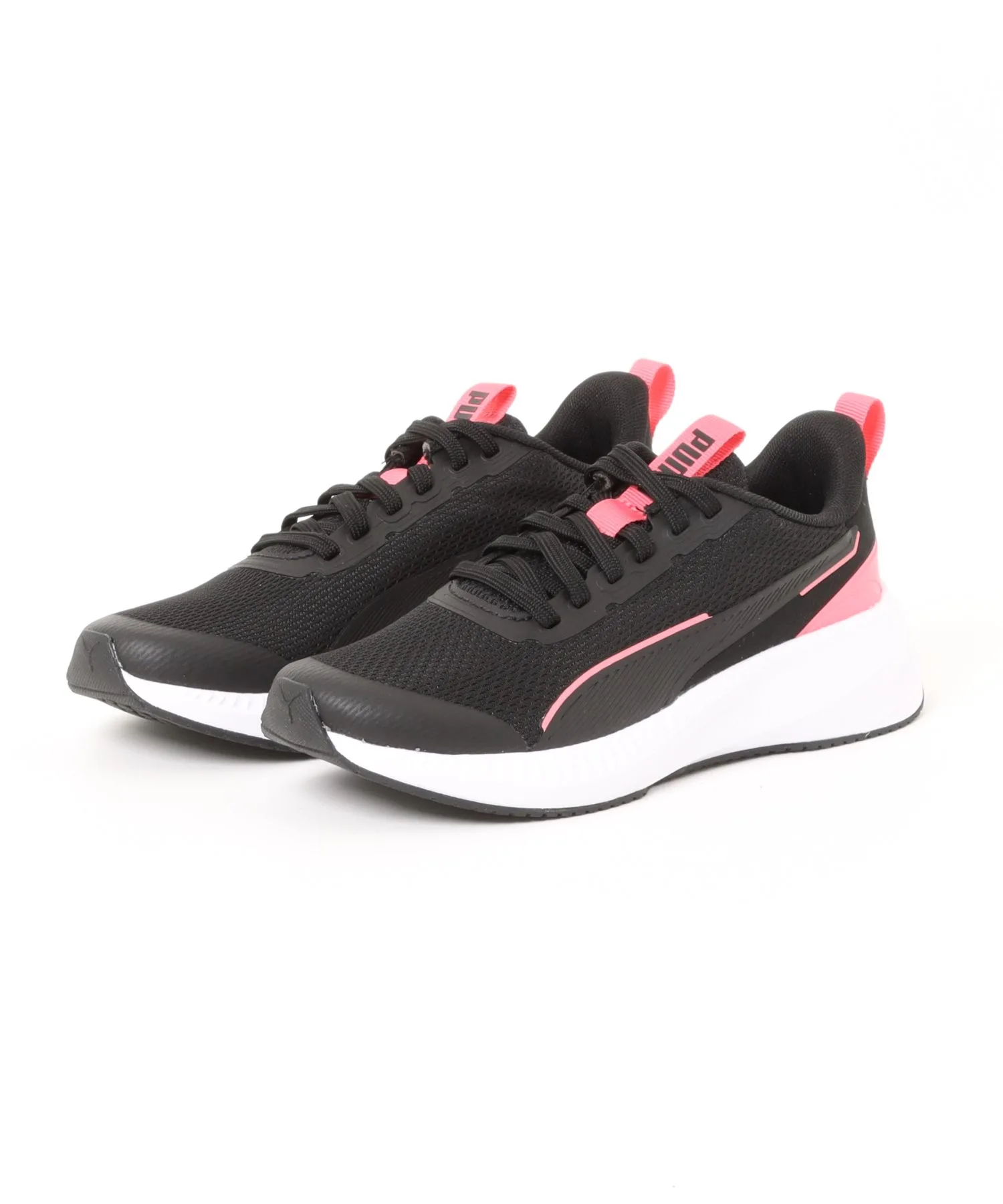 Детские кроссовки PUMA FLYER LITE 3 JR для бега красно-чёрные
