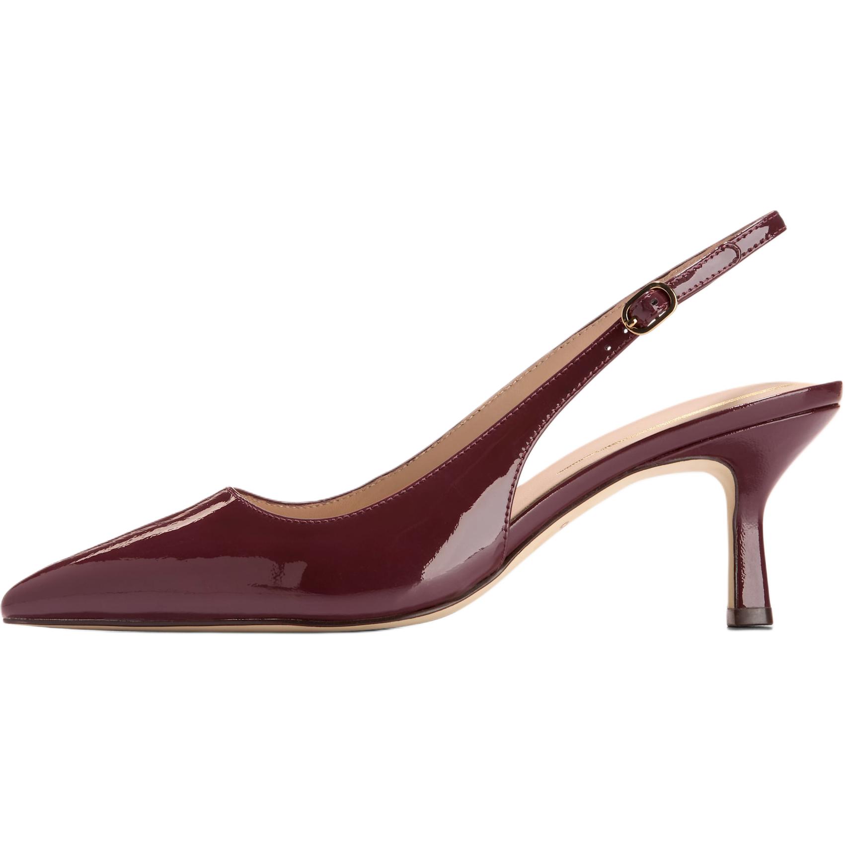 COLE HAAN Женские туфли на высоком каблуке черно-малиновые W33463, цвет Crimson W33463
