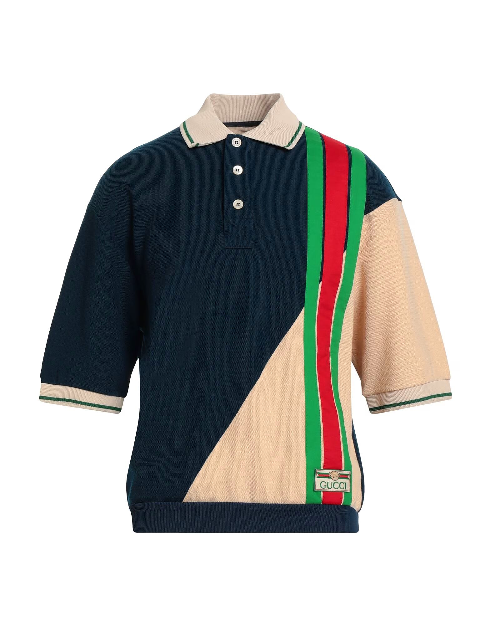 

Рубашка поло Gucci, темно-синий