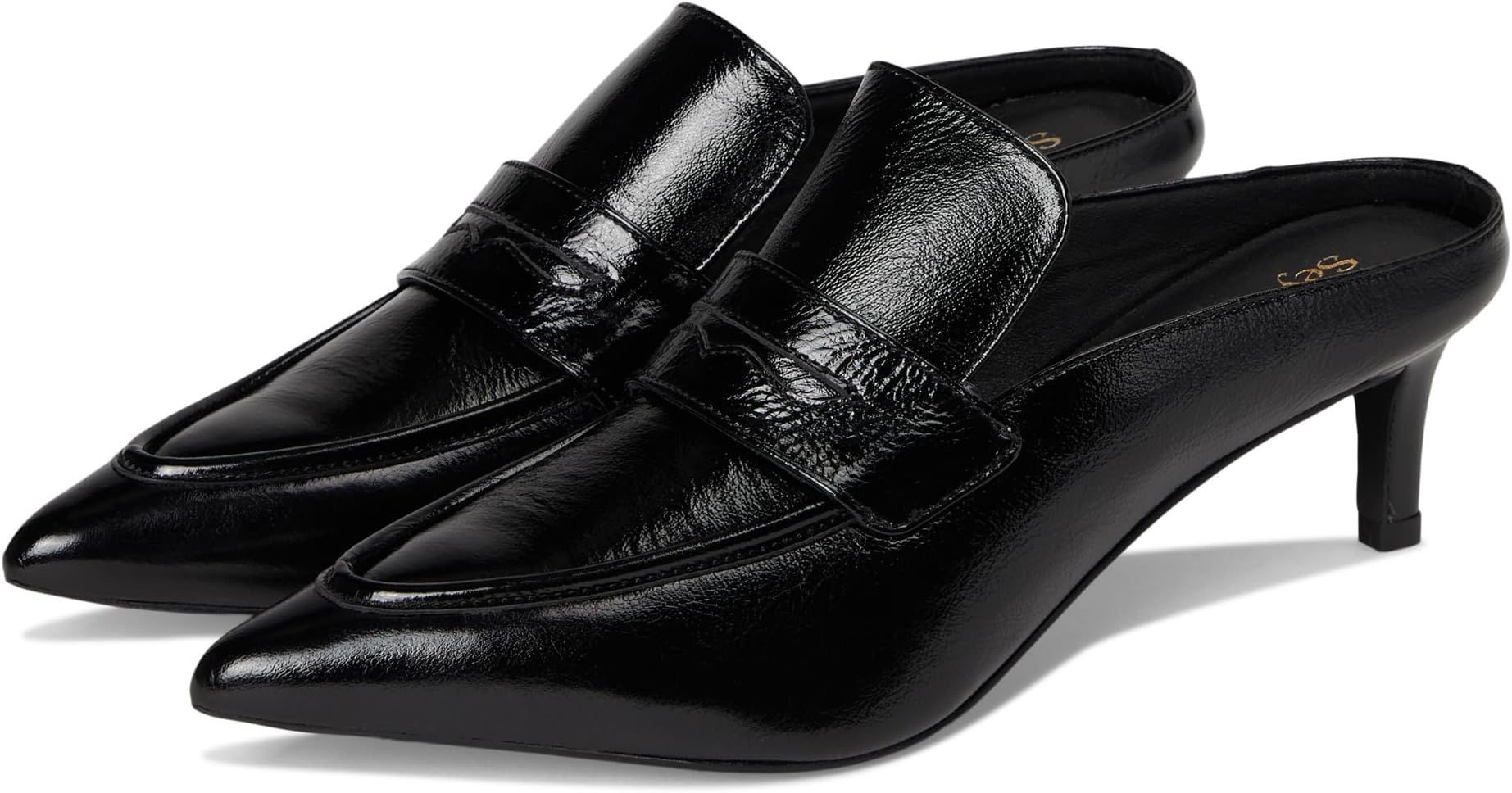 Туфли Seychelles Women's Stunner Crinkle Leather Mule, Black
