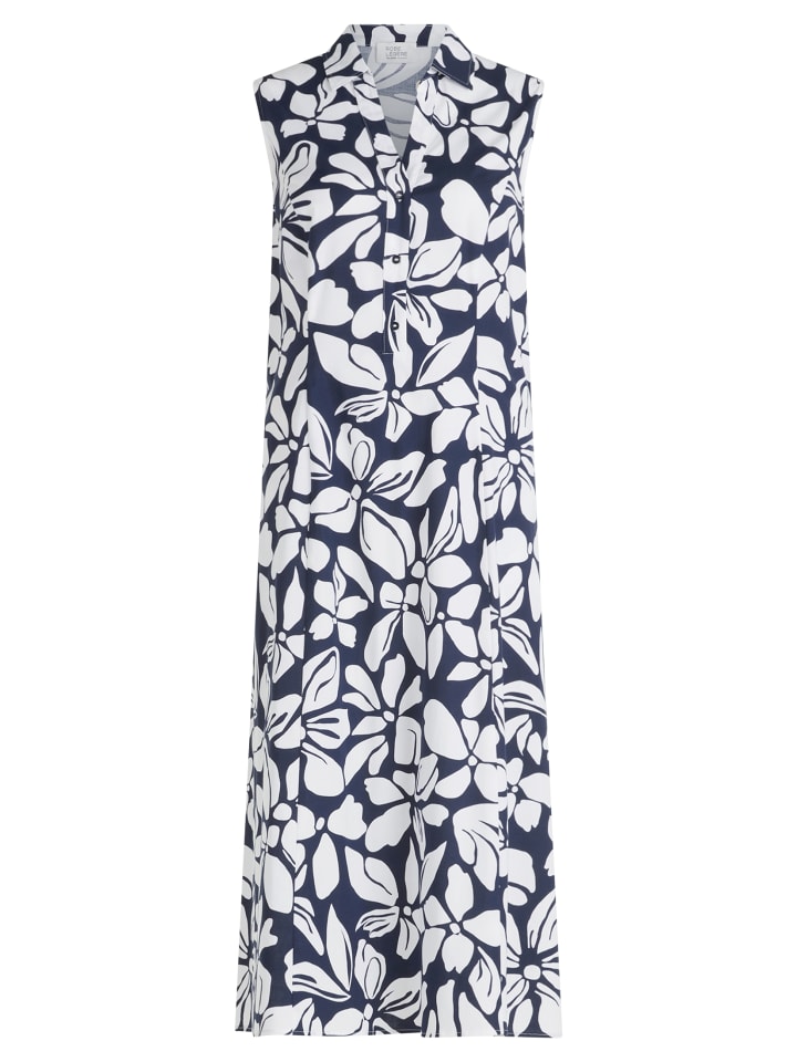 

Короткое платье Vera Mont, цвет dunkelblau/weiß