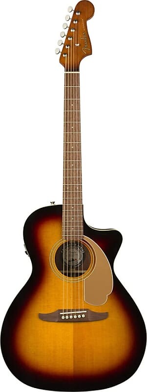 

Акустическая гитара Fender Newporter Player Mid-Sized Acoustic-Electric Guitar - Sunburst
