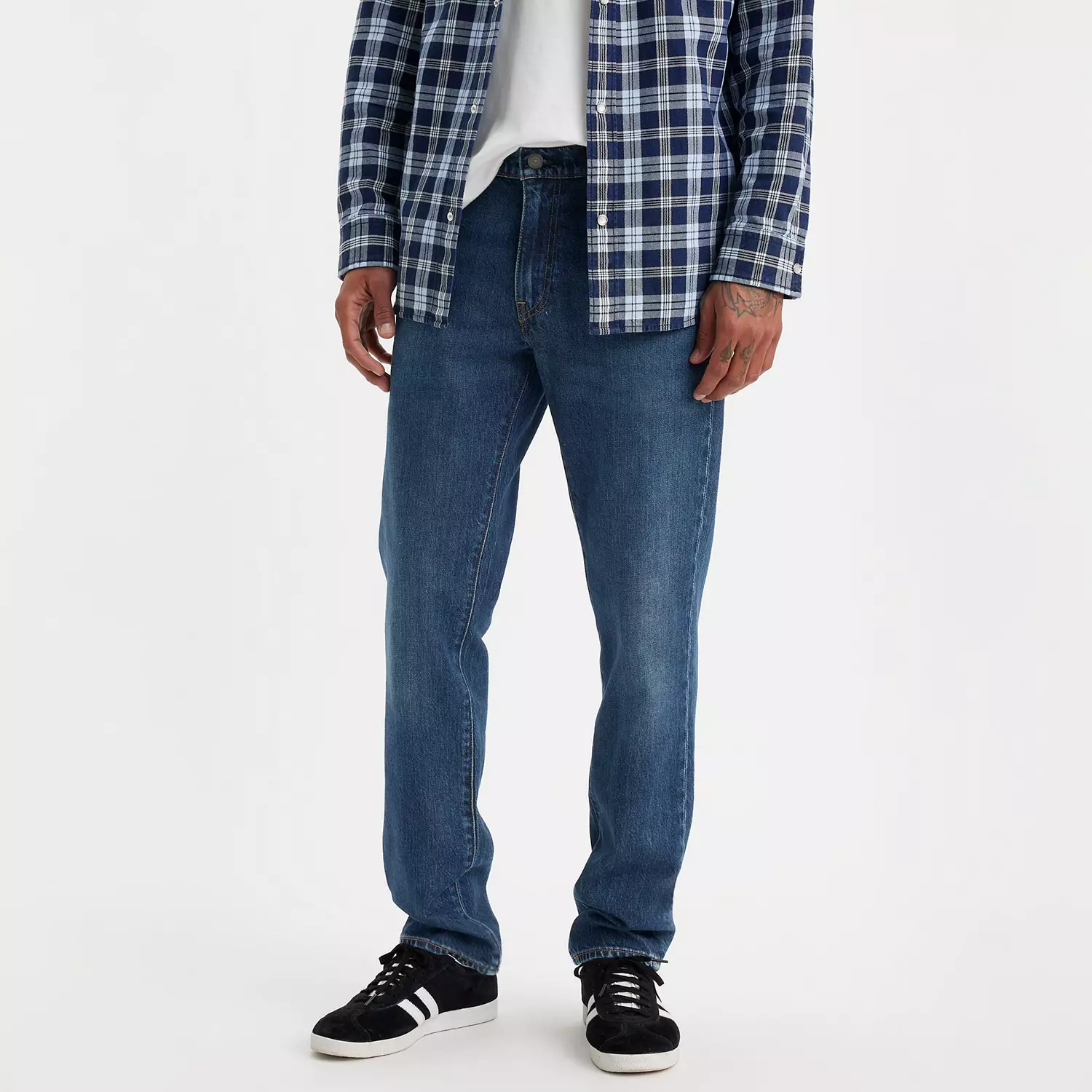 511 аутентичные мягкие мужские джинсы узкого кроя Levi's, цвет Jack Of All Trades Authentic Soft - Dark Wash - Stretch — фото 2