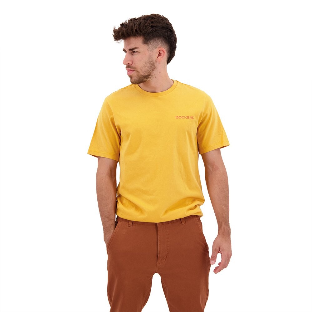 

Футболка Dockers A1103-0163 Logo Stencil, желтый