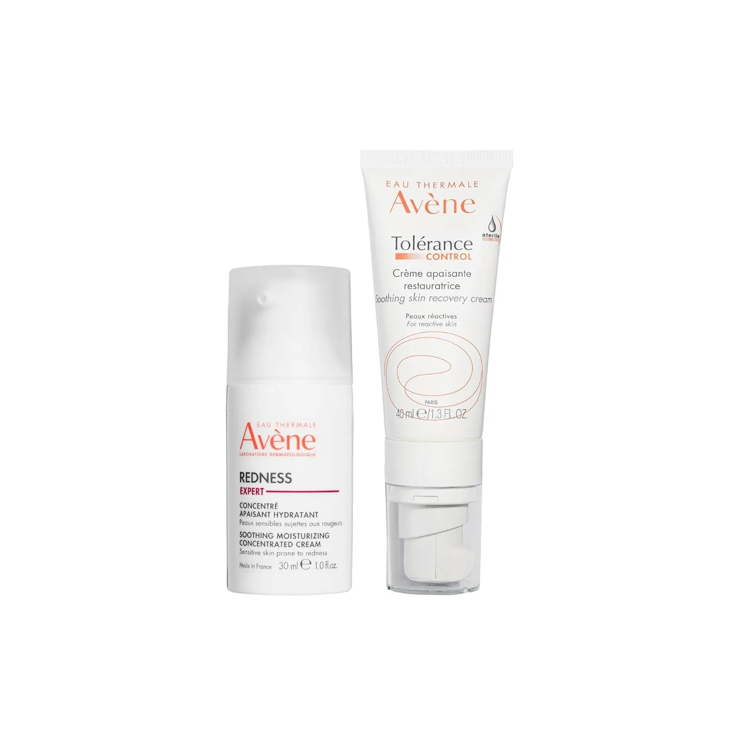 Avène Redness Expert успокаивающий увлажняющий концентрированный крем для склонной к покраснению кожи и крем для восстановления кожи Tolerance Control