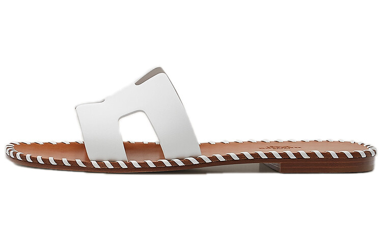 

Сандалии HERMES Oran Slide Slippers Women's White