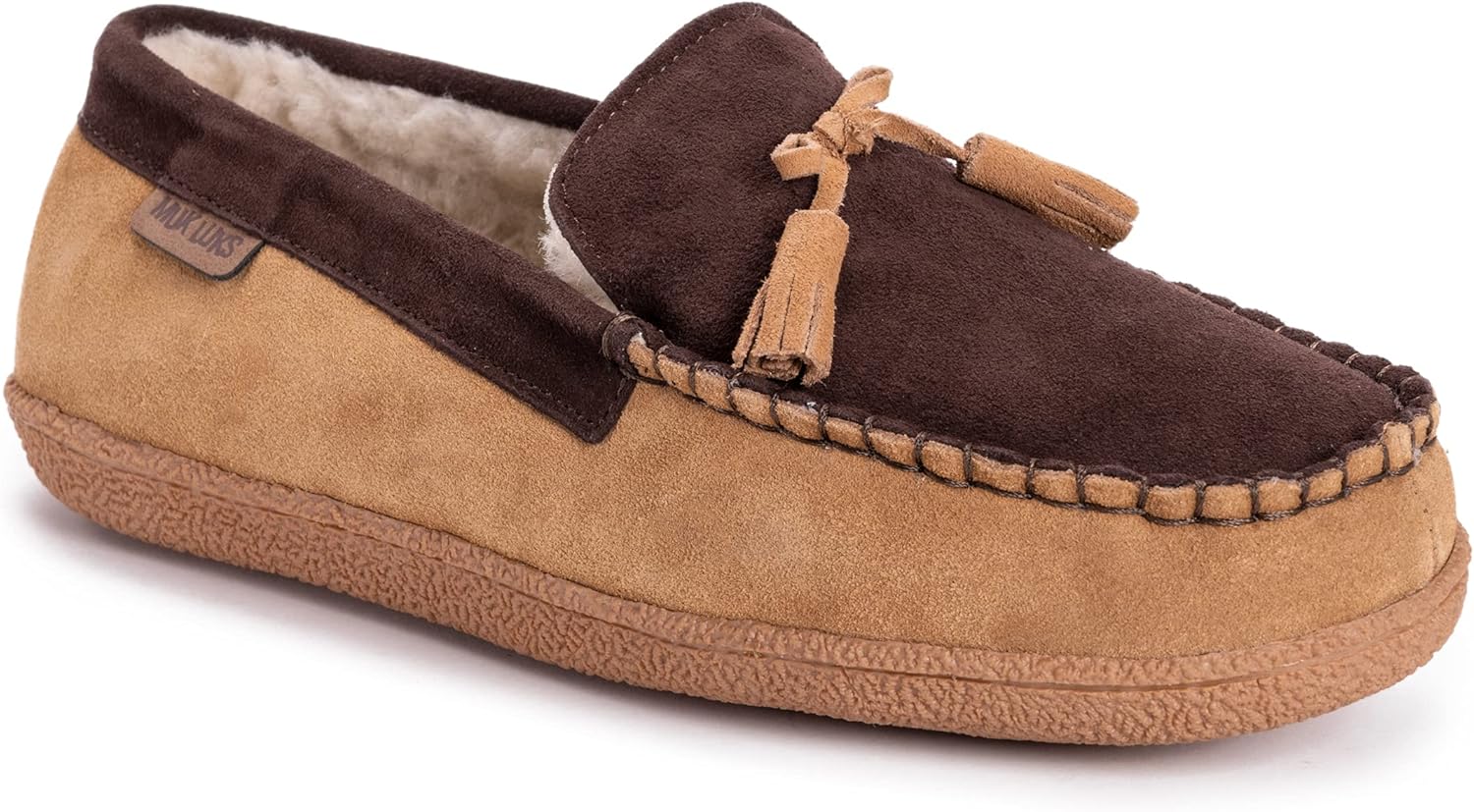 

Тапочки MUK LUKS для мужчин из кожи Talan, коричневый