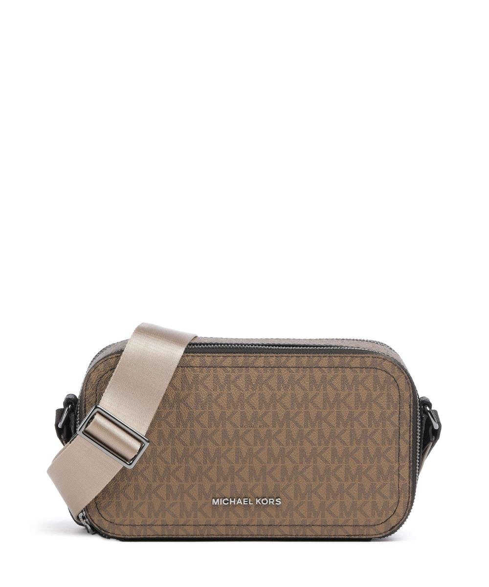 

Сумка через плечо из холста Hudson Michael Kors, коричневый