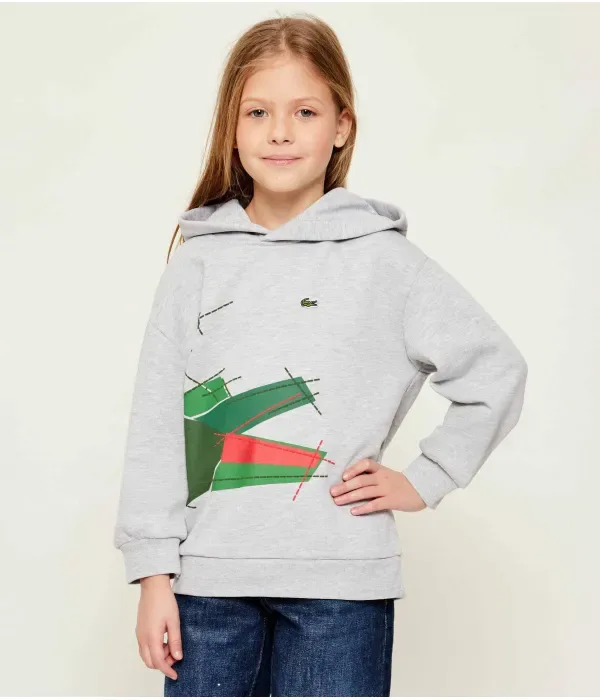 Толстовка regular fit Lacoste, серый
