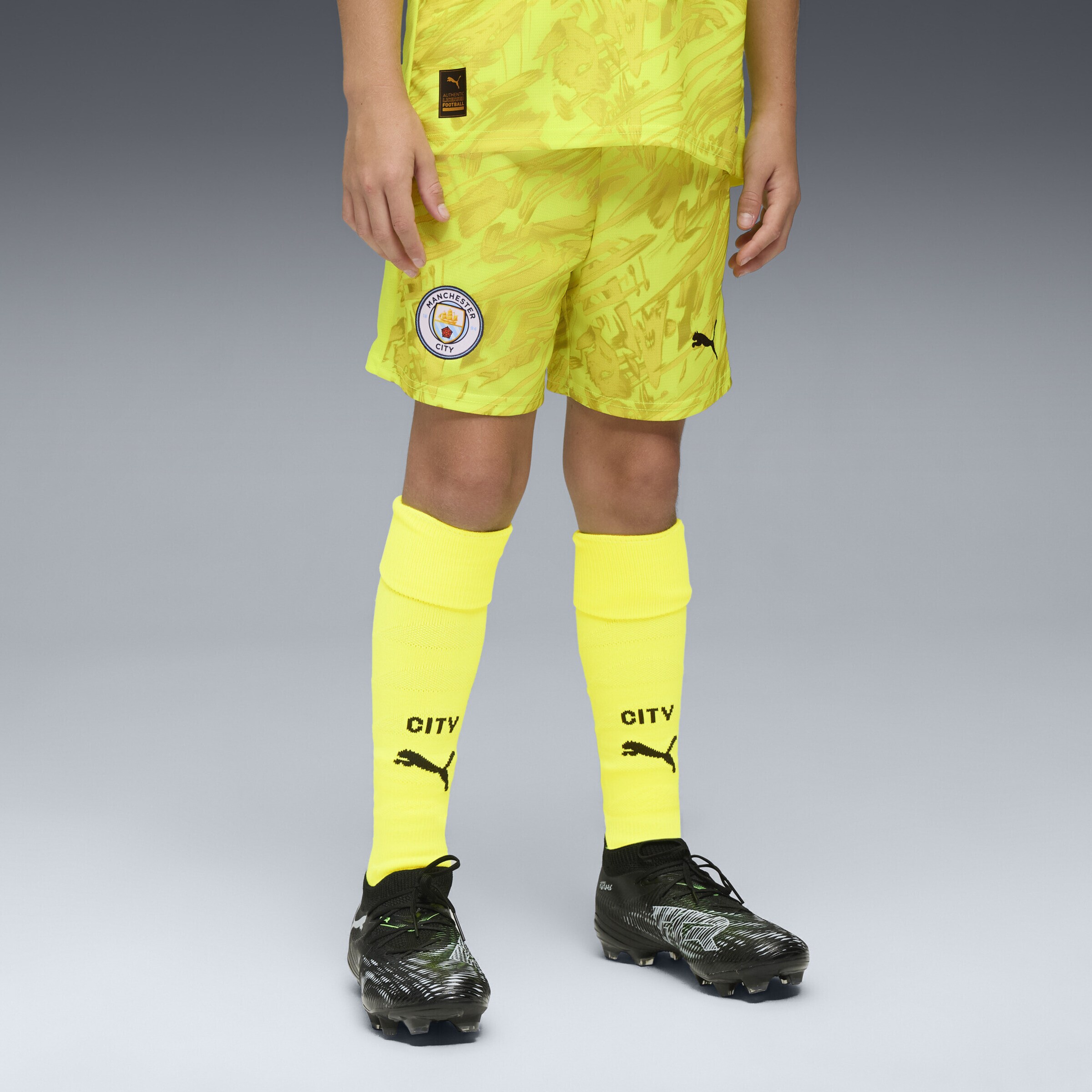 PUMA Шорты для тренировок Regular 'Manchester City 25/26' в цвете Yellow, Lemon — фото 3