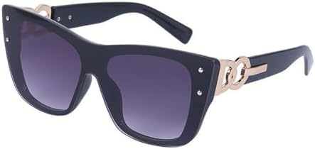 

Солнцезащитные очки без оправы для женщин, модные солнцезащитные очки «кошачий глаз» для женщин, большие солнцезащитные очки без оправы для женщин MTZJH, C6blackdoublegray