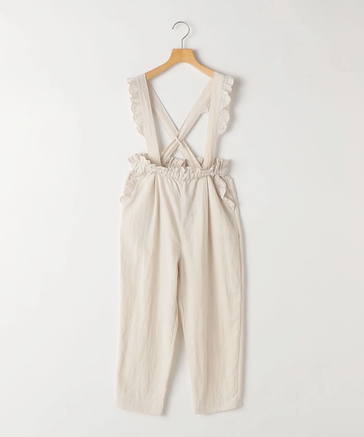 Детские штаны с регулируемыми ремнями SHIPS lace strap sand beige