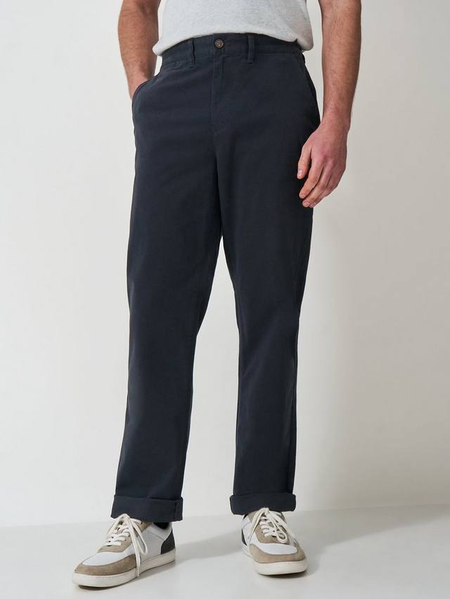 

Брюки-чинос прямого покроя Crew Clothing, черный