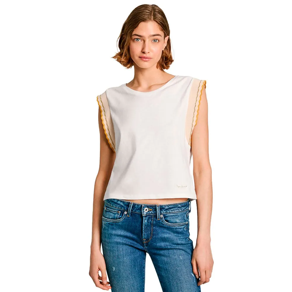 

Футболка без рукавов Pepe Jeans Edma, белый