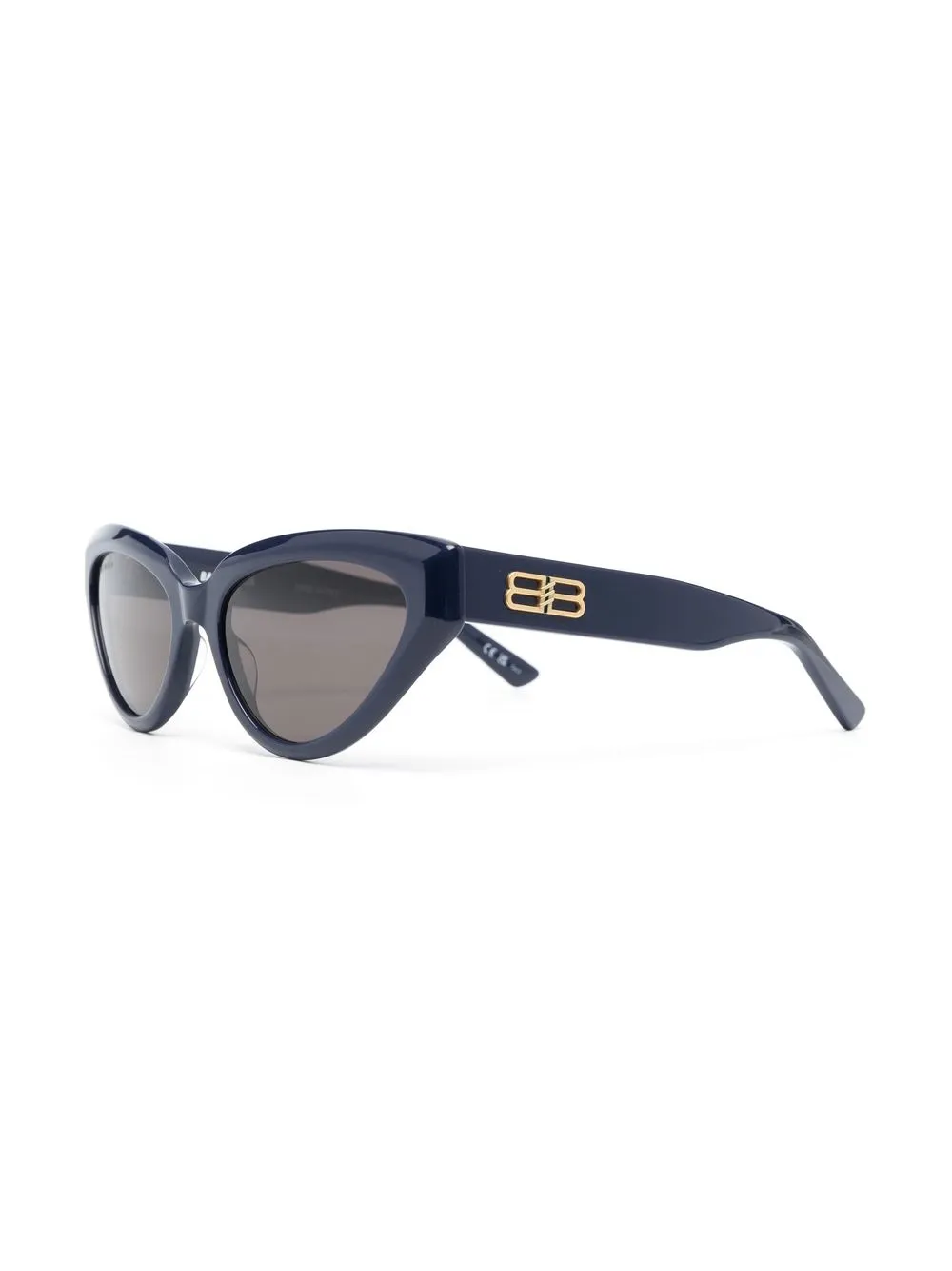 Солнцезащитные очки в оправе 'кошачий глаз' Balenciaga Eyewear, синий — фото 2
