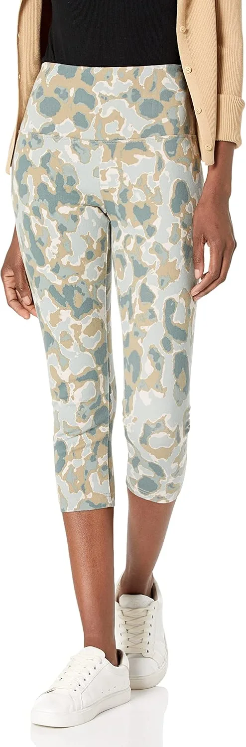 

Lyssé Women's, Missy Denim Capri Printed