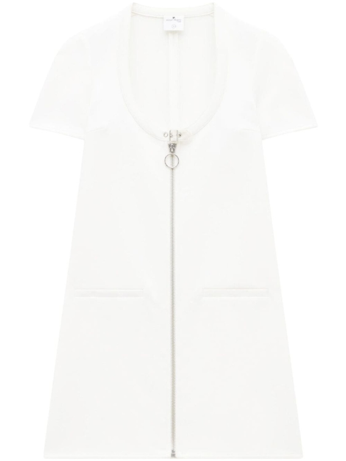 

Courrèges платье мини Holistic на молнии, белый