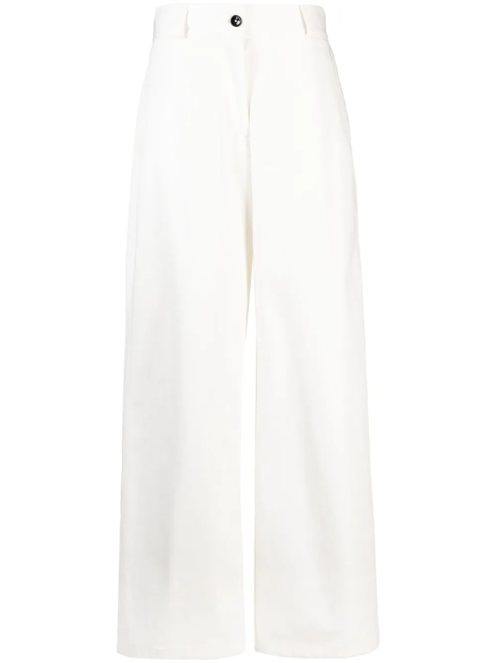 

Широкие брюки с завышенной талией JIL SANDER, белый