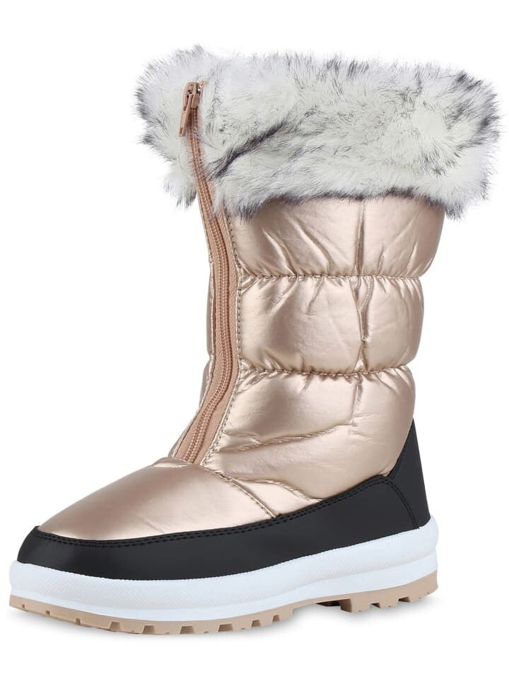 

Сапоги VAN HILL Winter Anna, цвет rose gold schwarz