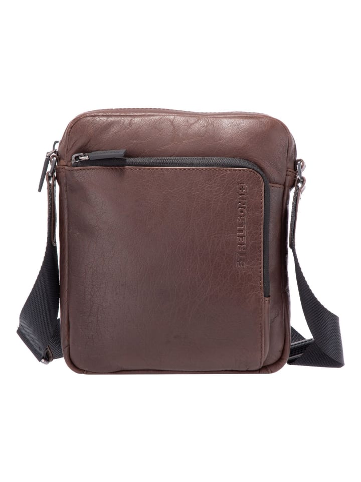 

Strellson Сумка через плечо Brian, кожа, 22 см, коричневого цвета