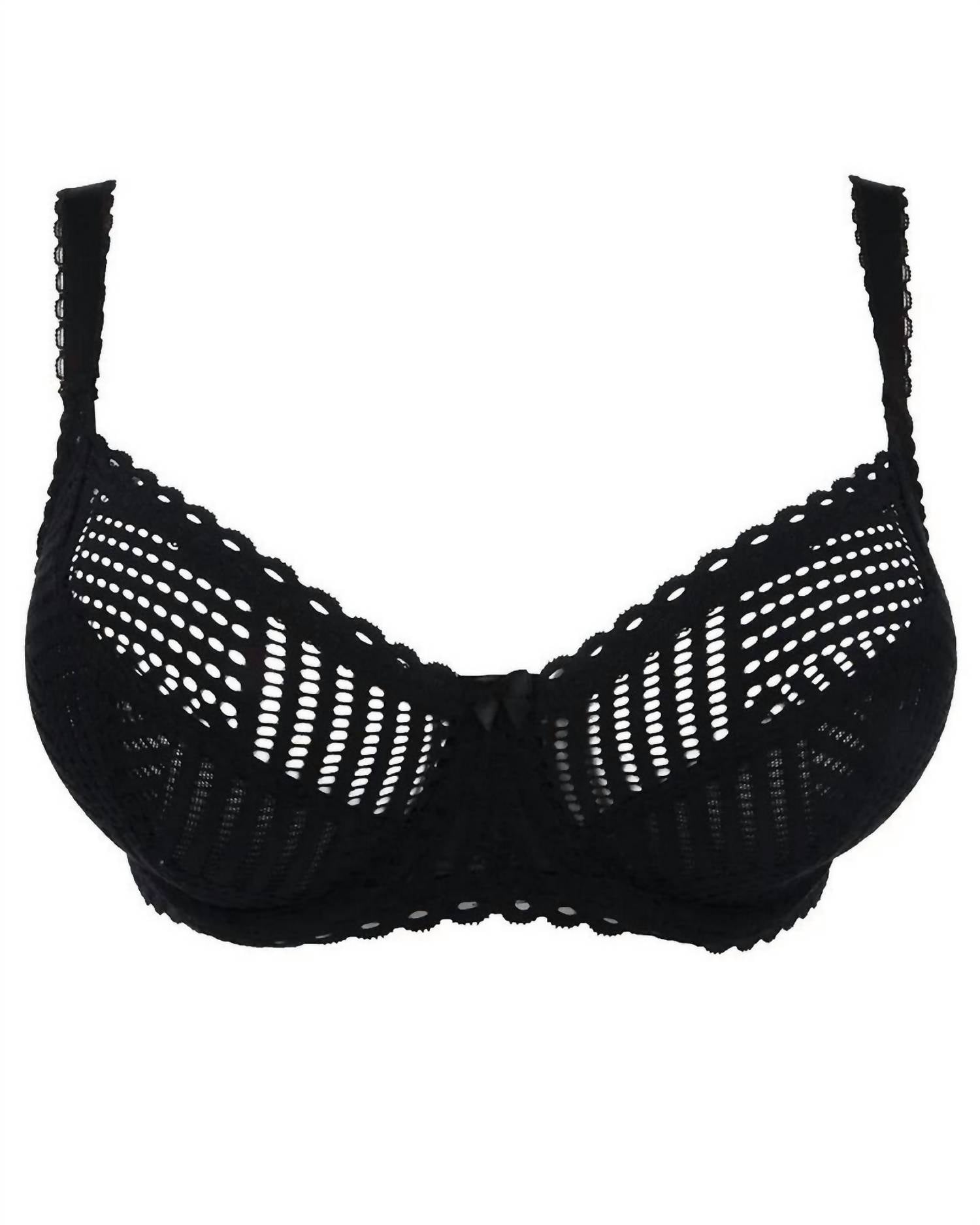 

Женский бюстгальтер 3/4 чашки в черном цвете Antigel Boudoir de Filles