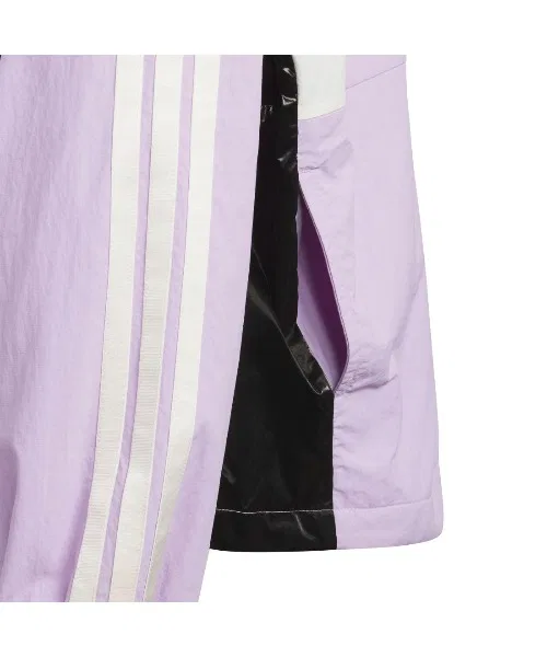 Куртка детская adidas свободного кроя на молнии, чёрная — фото 4