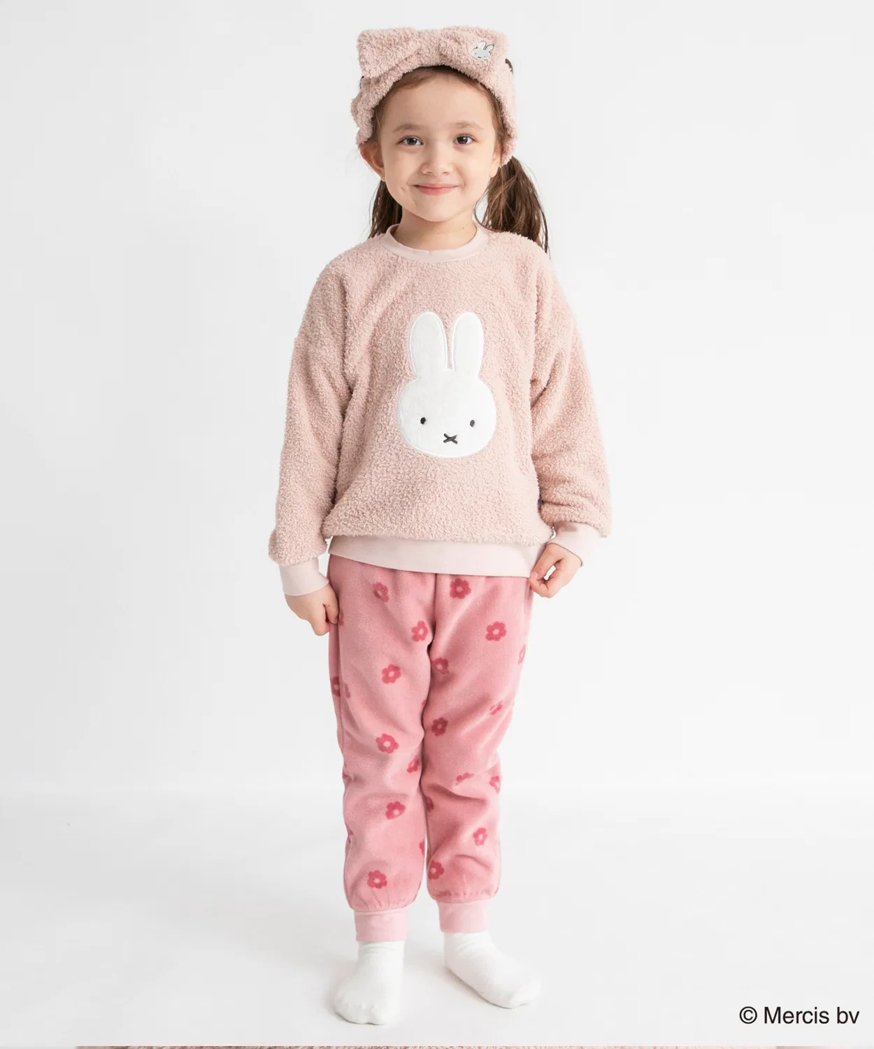 Домашний костюм Miffy из мягкого трикотажа розовый — фото 2