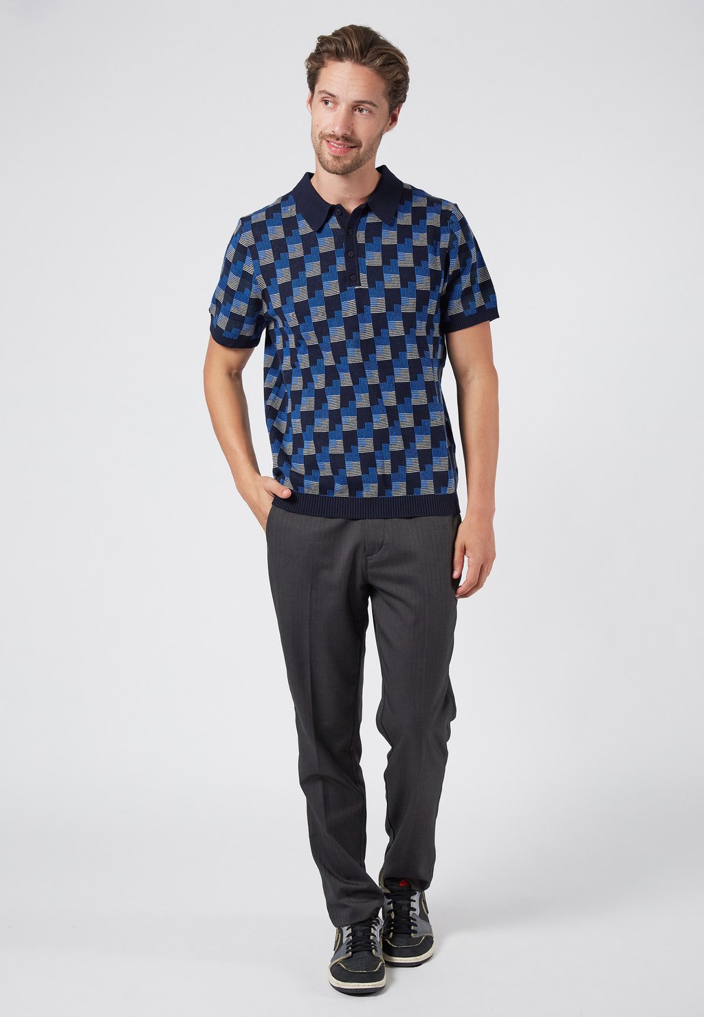 

Рубашка поло CONRAD WITH GRAPHIC PATTERN 4funkyflavours, мультиколор
